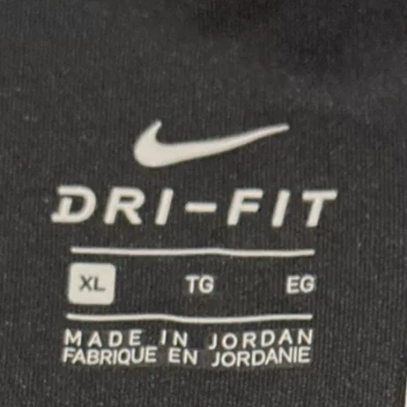 Nike Dri-Fit Activewear Racerback Tank Top Youth Girl's XL  Black 836318 EUC - Picture 2 of 3